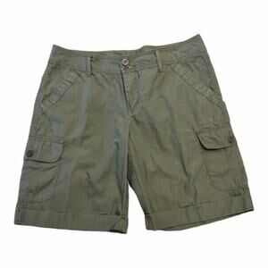FADED GLORY Green Cargo Shorts Size 10 Hiking Outdoors Utility Preppy Gorpcore